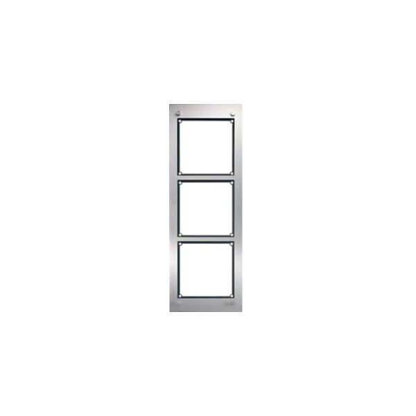 Elcom UP-Rahmen 3Mod.,1-reihig,Ed mt FMU-3/1EM